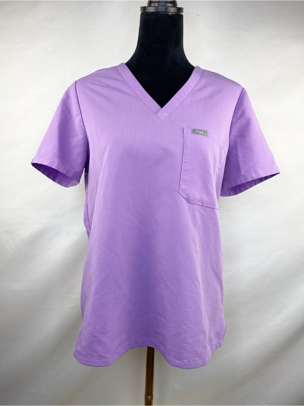 FIGS Catarina Technical Collection Scrub Top Purple Lavender Size Medium